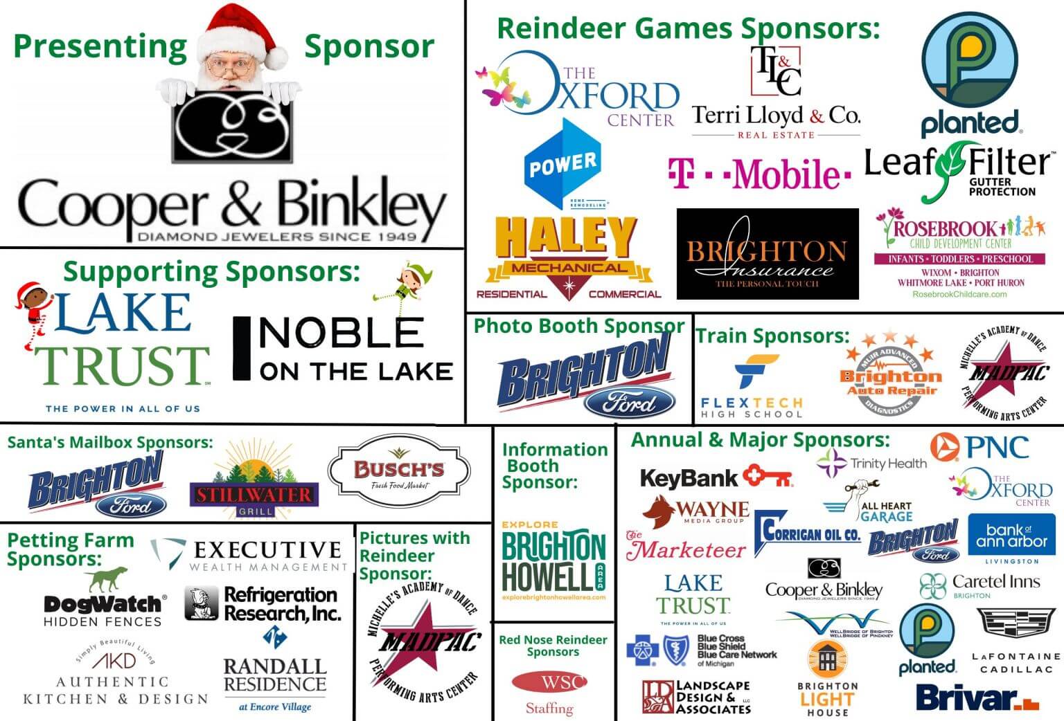 Holiday Glow Sponsors 2023