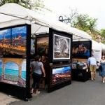 Art booth displays