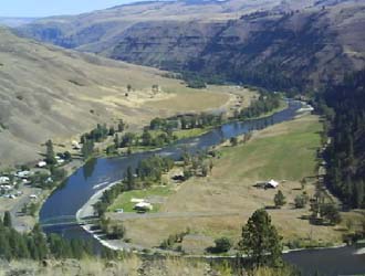 View of Troy and Grande Ronde River