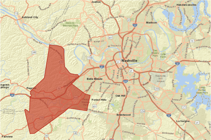 bellevue map