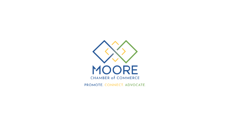 Promote. Connect. Advocate. Moore Chamber of Commerce Logo