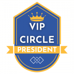 President VIP Circle Badge