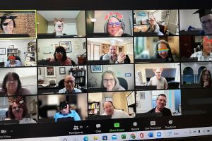 Zoom meeting with 20 particpants