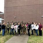 group photo outside