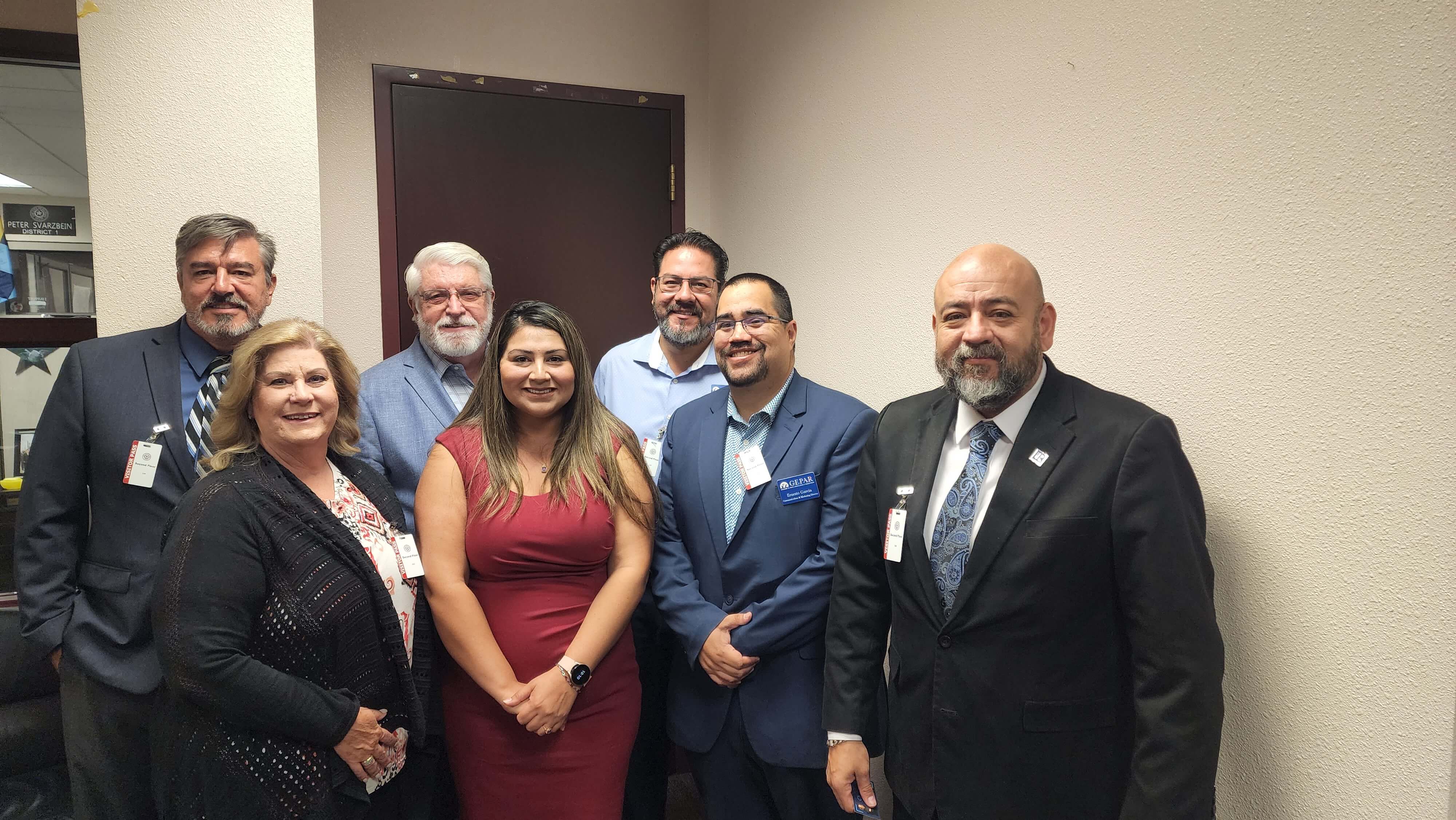 GEPAR Governmental Affairs Committee talks with El Paso City Repersentatives. 