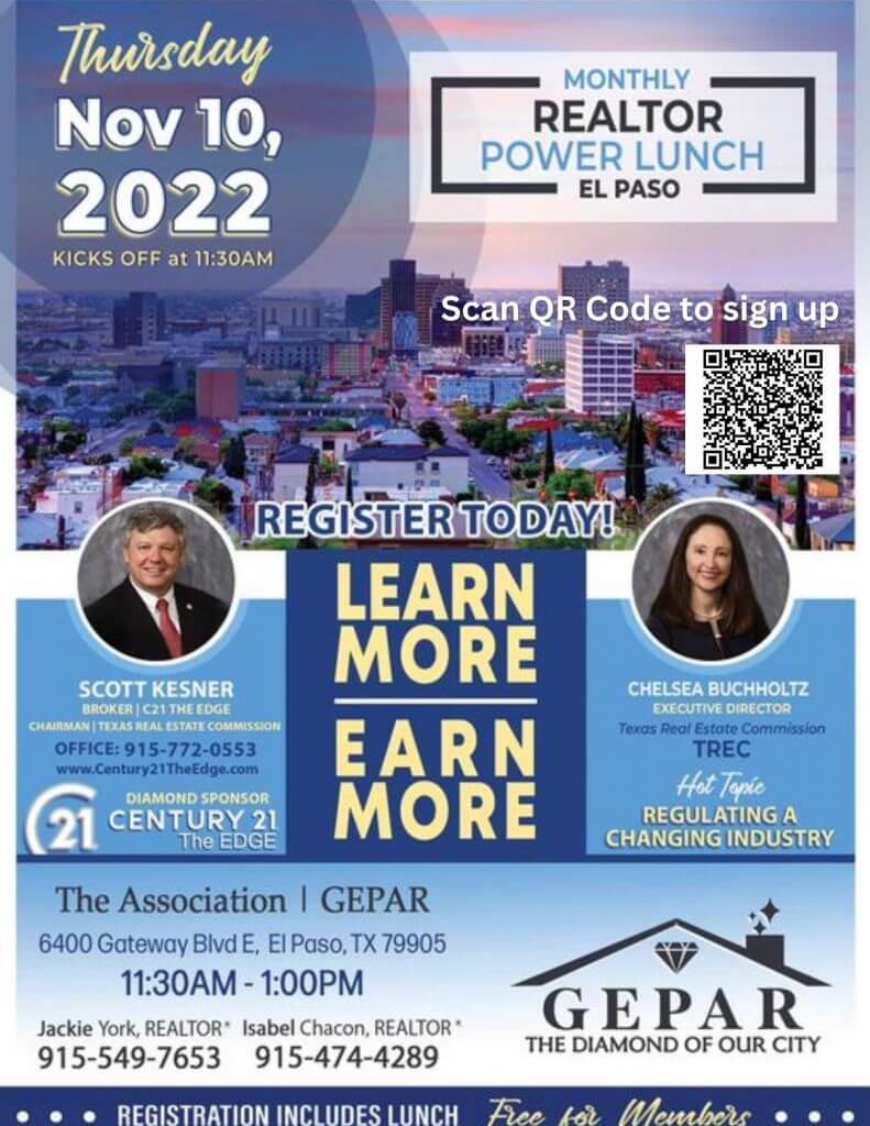 November Ambassador Series Greater El Paso Association Of REALTORS 