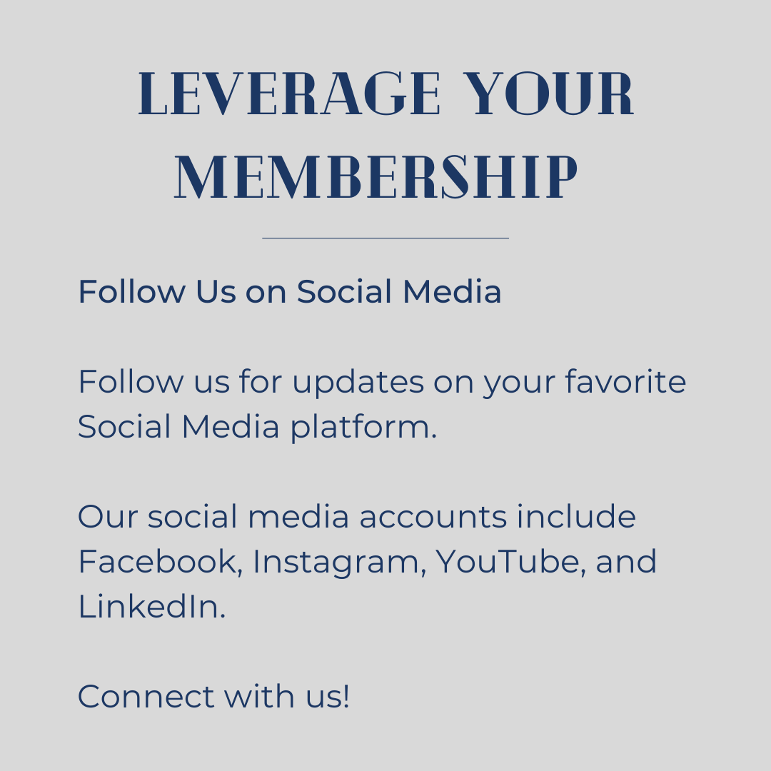Leverage Your Membership - 3