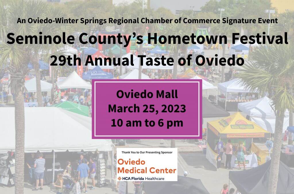 Taste of Oviedo OviedoWinter Springs Regional Chamber of Commerce