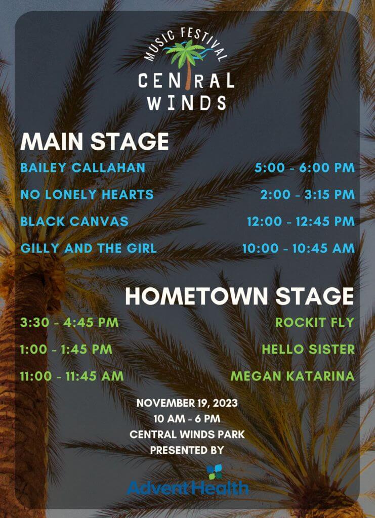 Music Fest schedule 1