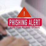 Phishing,Alert,Concept.,Blurred,Background,And,Lens,Flare,Added.