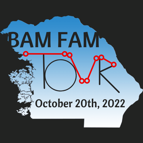 BAM FAM TOUR graphic