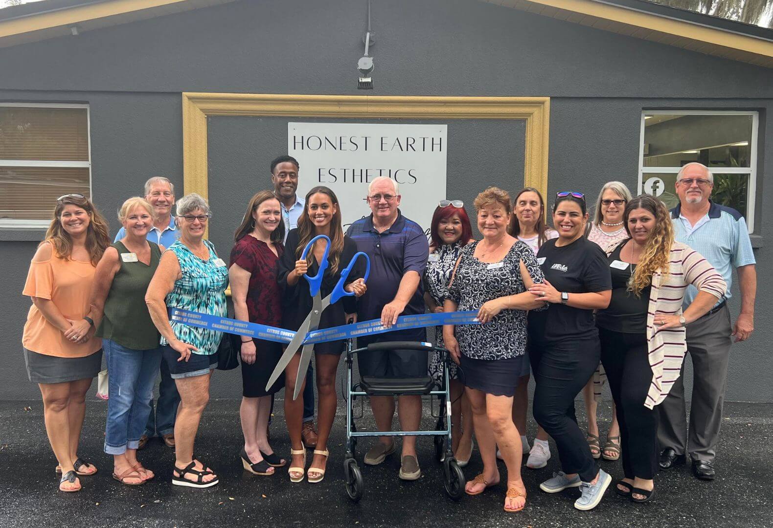 Chamber Ambassadors Honest Earth Ribbon Cutting