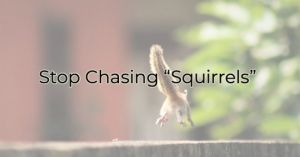 Stop Chasing Squirrels