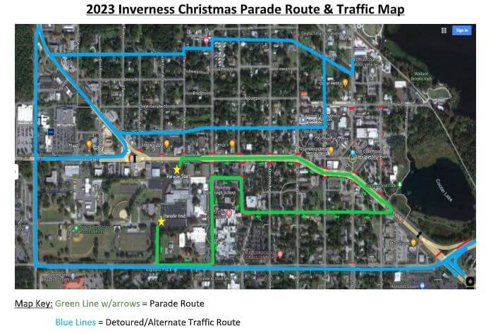 Inverness Parade Route 2023