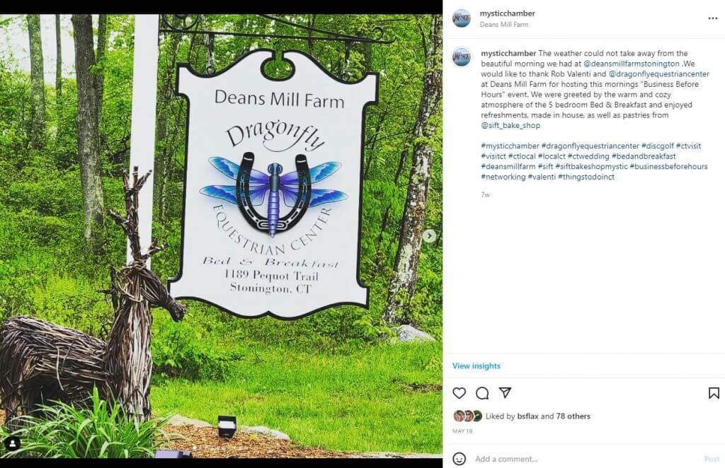 deans mill farm sign