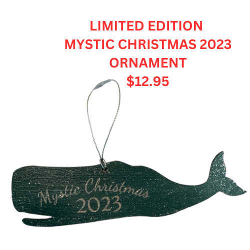 Mystic CT Whale 4 Ornament (1)
