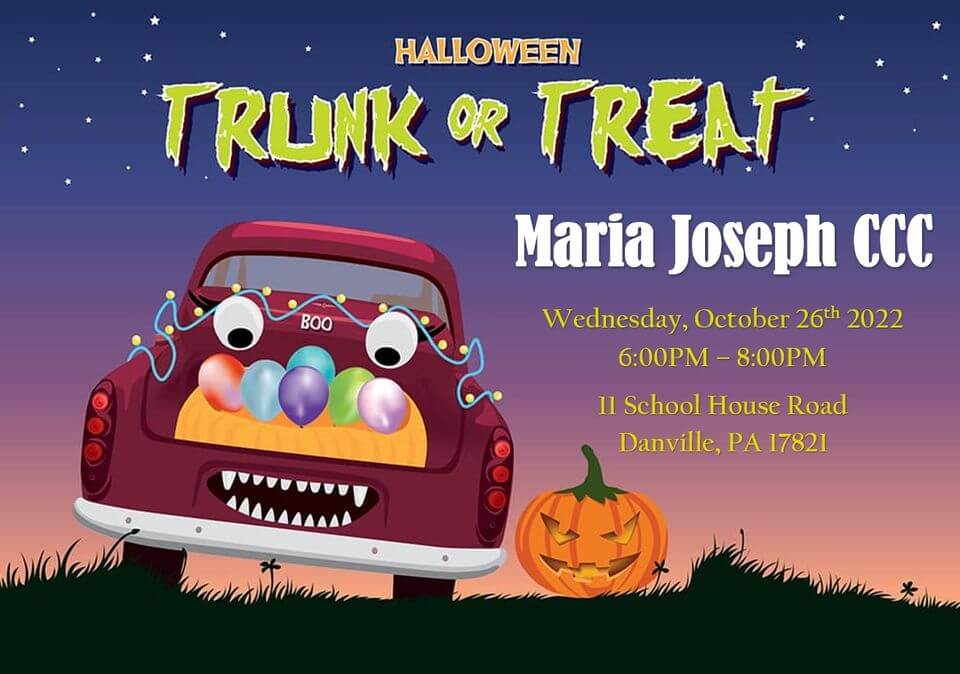 Maria Joseph trunk or treat