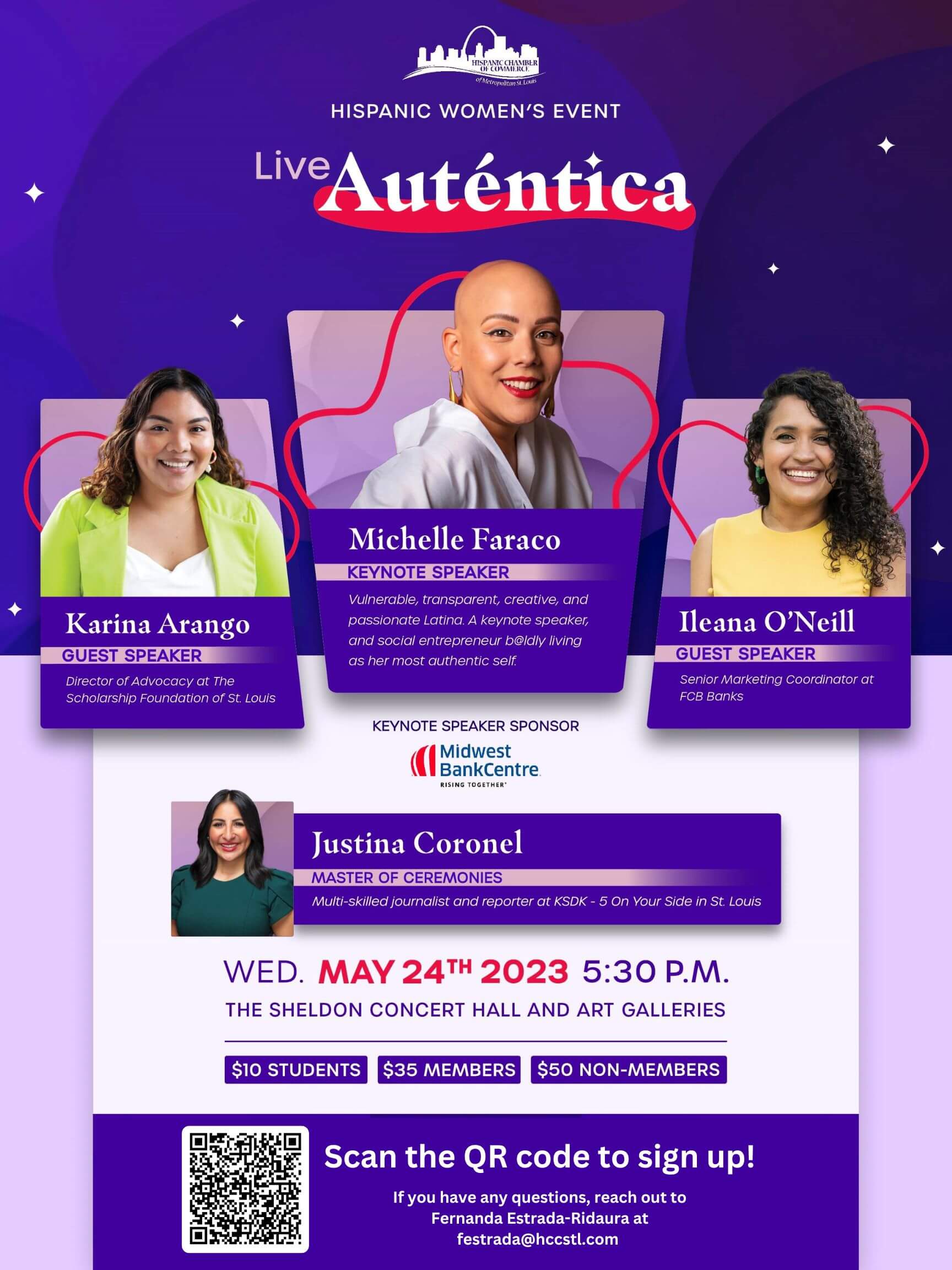 Hispanic Women's Event invitation QR code Apr20