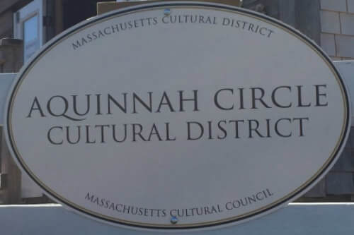 Aquinnah Circle Cultural District Sign
