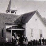 Rock Creek Indian Methodist Church founded by Elizabeth Barnett Sapulpa on South Hickory.