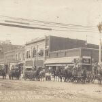 Sapulpa 1913 Hogs being taken to market
