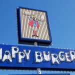 Happy Burger Sign