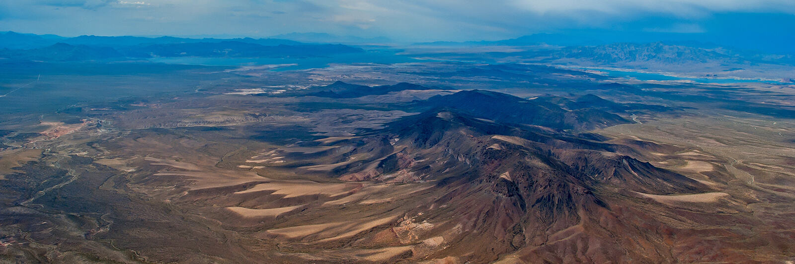 mountain aerial view of nevada