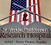 st jude childrens hospital sign