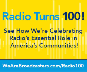 radio turns 100 graphic