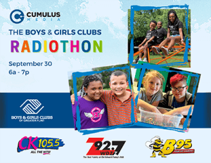 the boys & girls clubs radiothon graphic