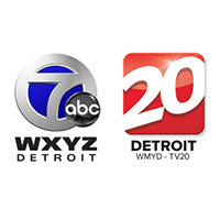 wxyz and 20 detroit logos