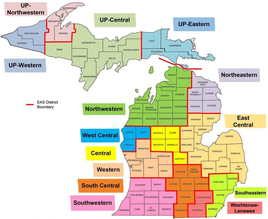 Area EAS Schedules - Michigan Association of Broadcasters