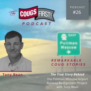 Podcast cover image showing guest Tony Bean and the title.