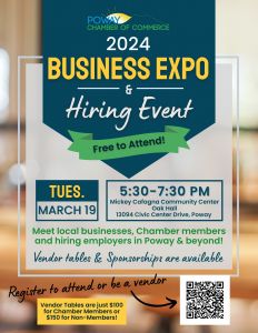 2024 Business Expo &amp; Hiring Event flyer for print