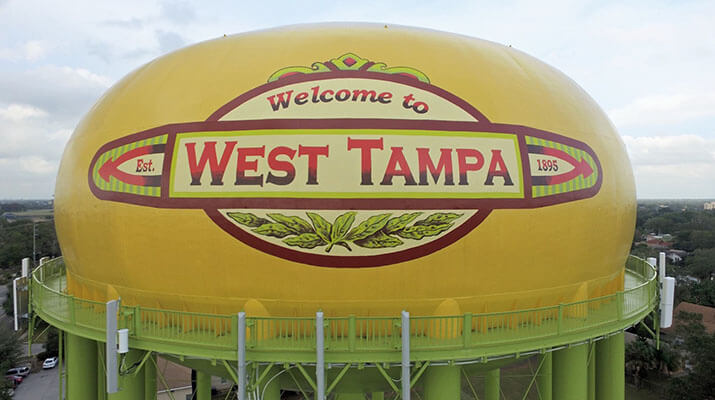 welcome to west tampa watertower
