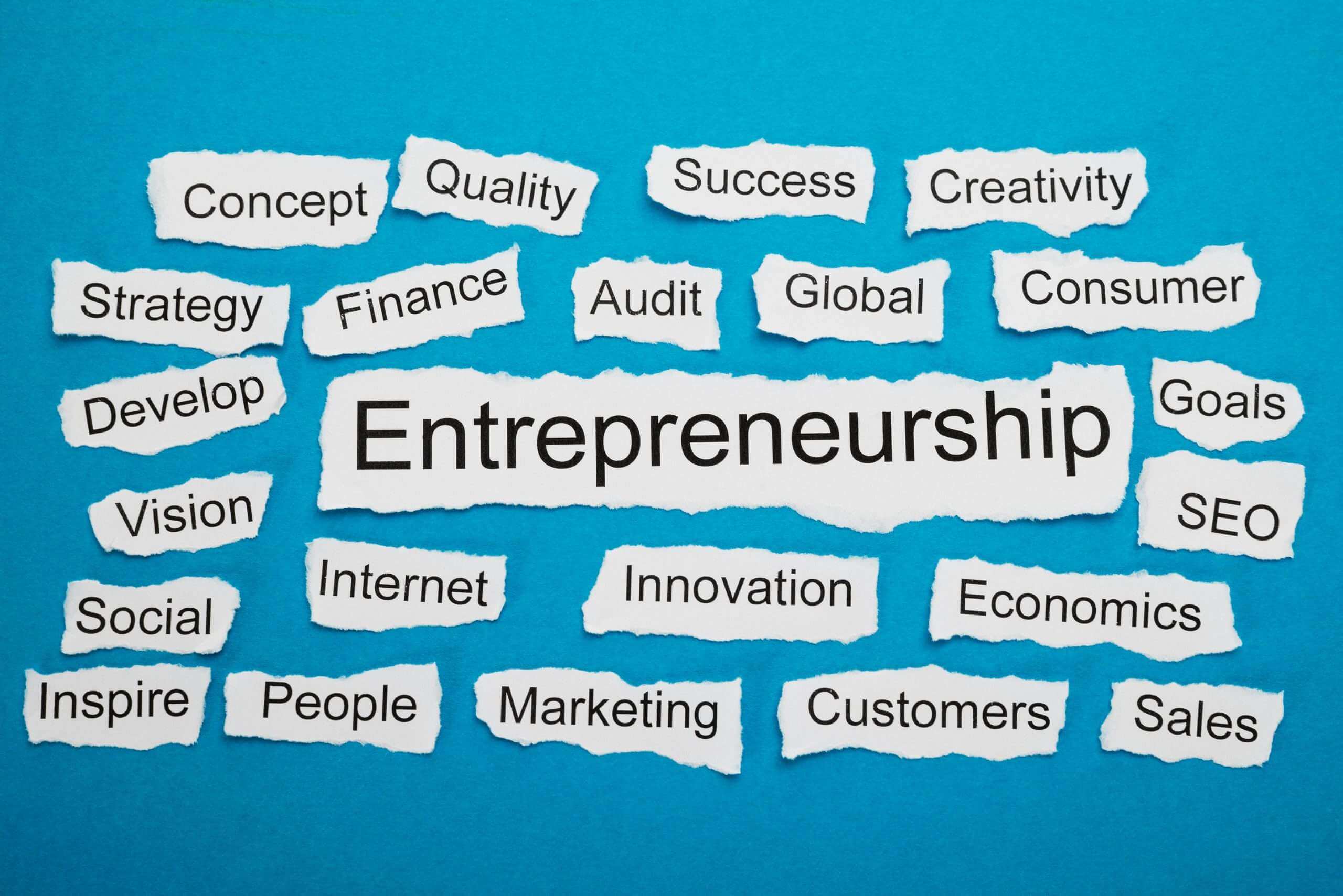 entrepreneurship word cloud