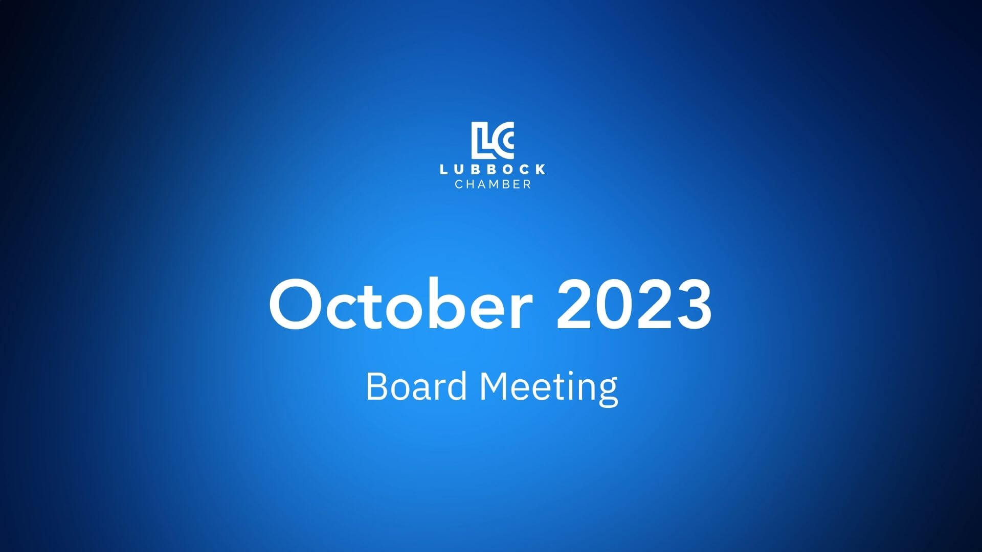 Oct 2023 Board Meeting