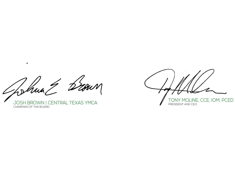 Josh &amp; Tony Signatures
