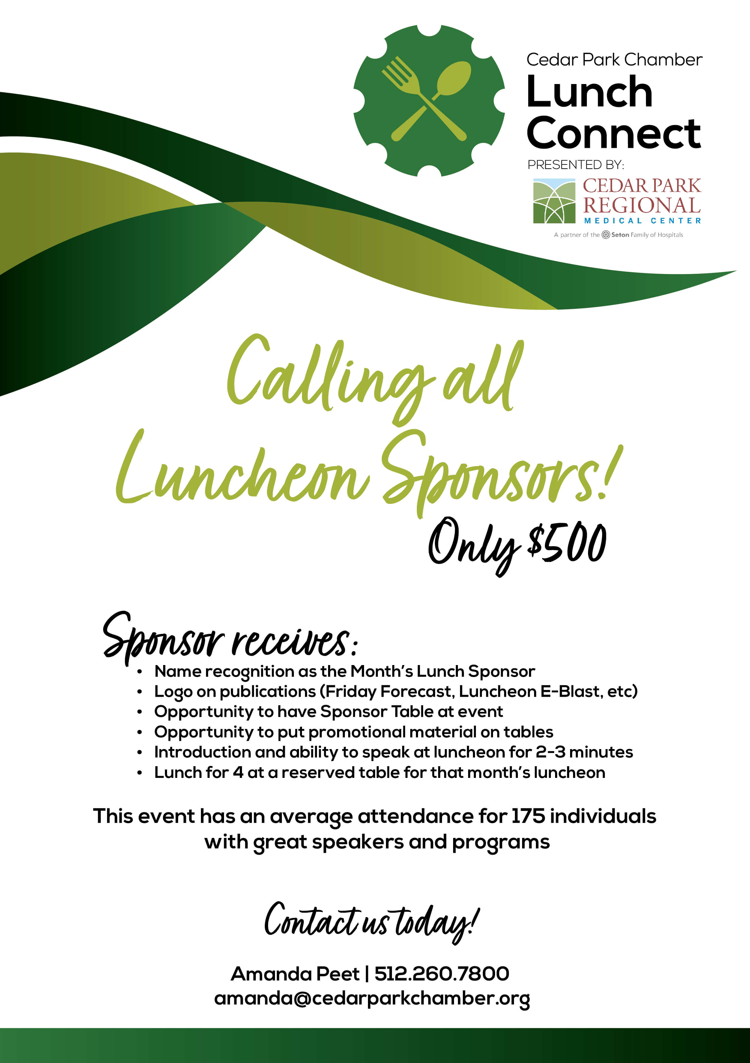 . Lunch Connect Sponsor Flyer