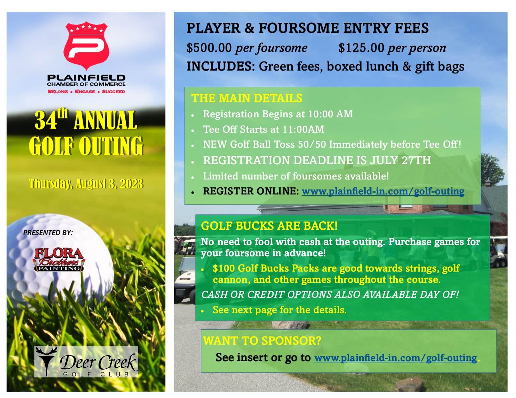 Golf Outing Plainfield Chamber of Commerce