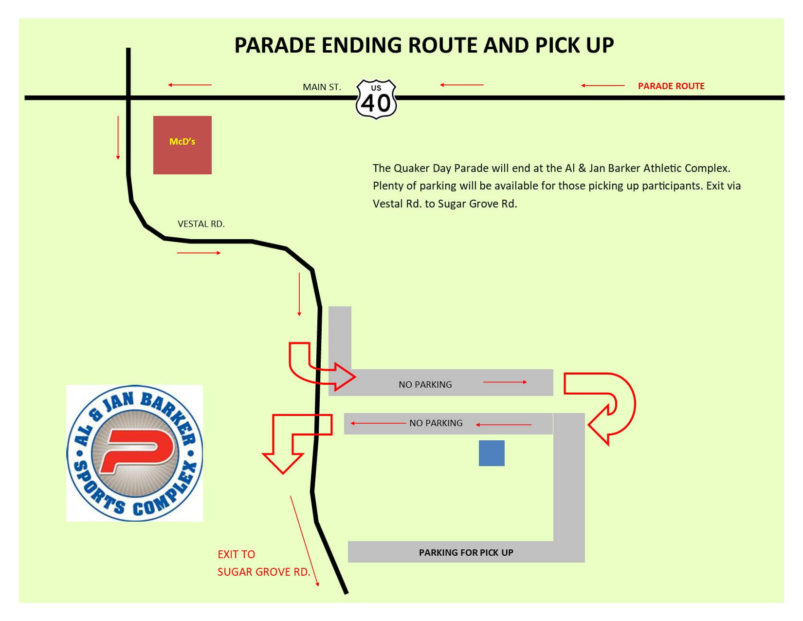 Parade End Map
