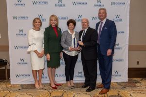 people at annual meeting and awards luncheon