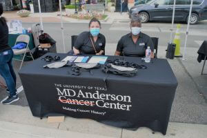 health wellness & fitness expo booth md anderson cancer center