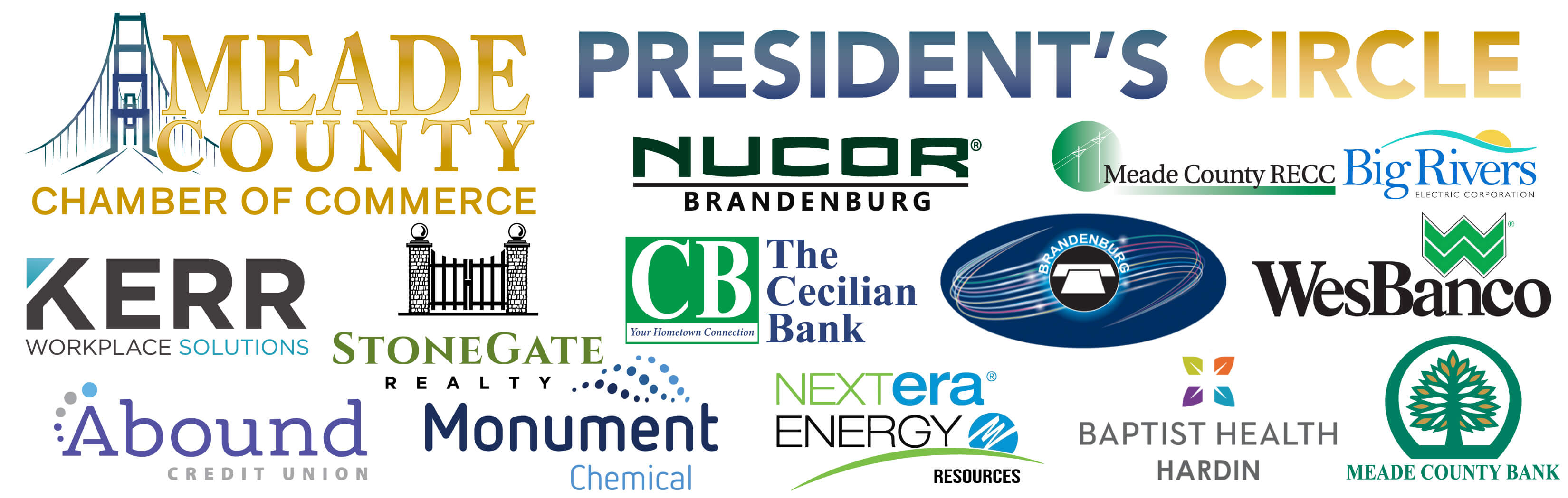 2022 New Presidents Circle logo collage
