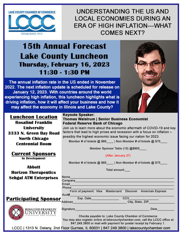15th Annual Forecast Lake County Luncheon