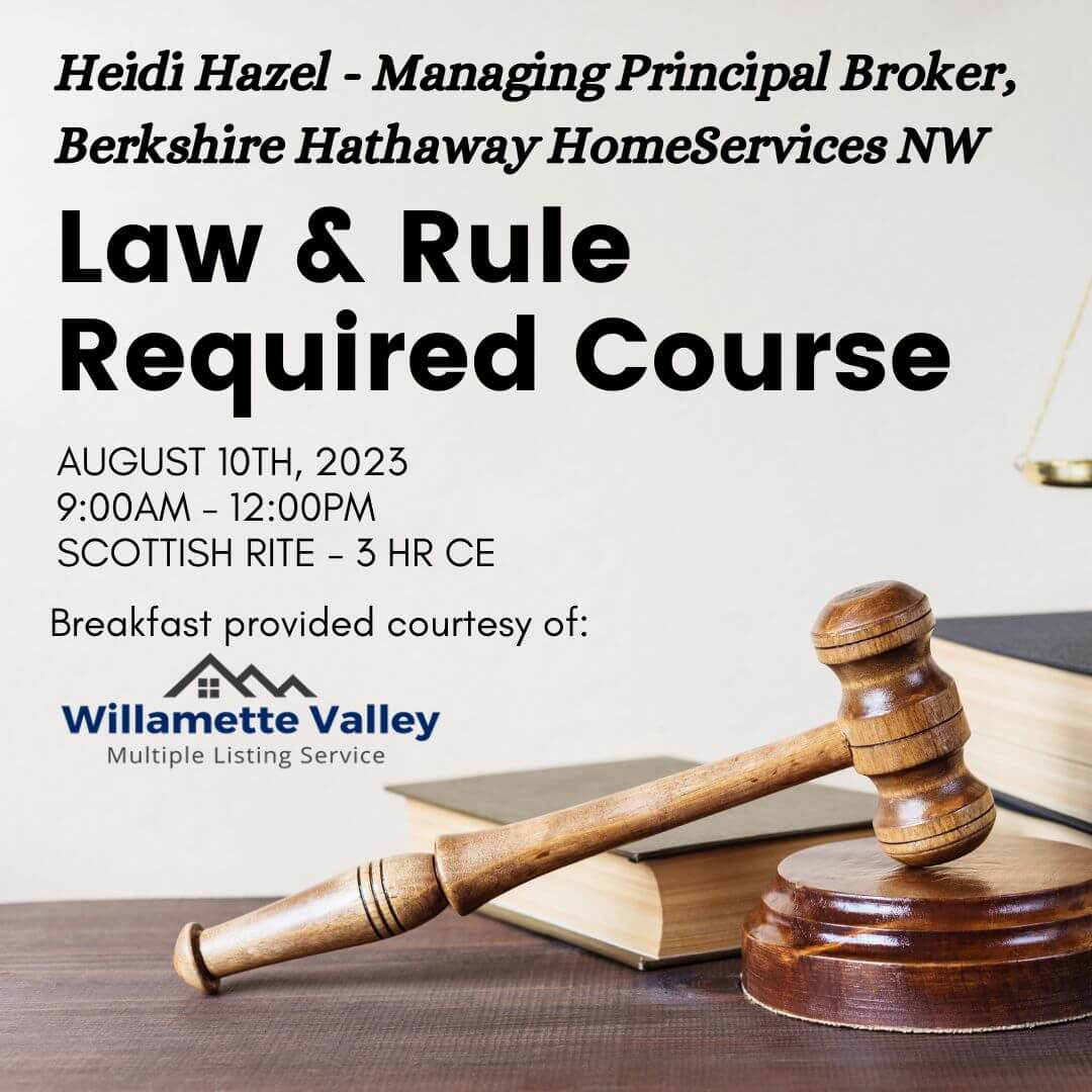 Law &amp; Rule Required Course new