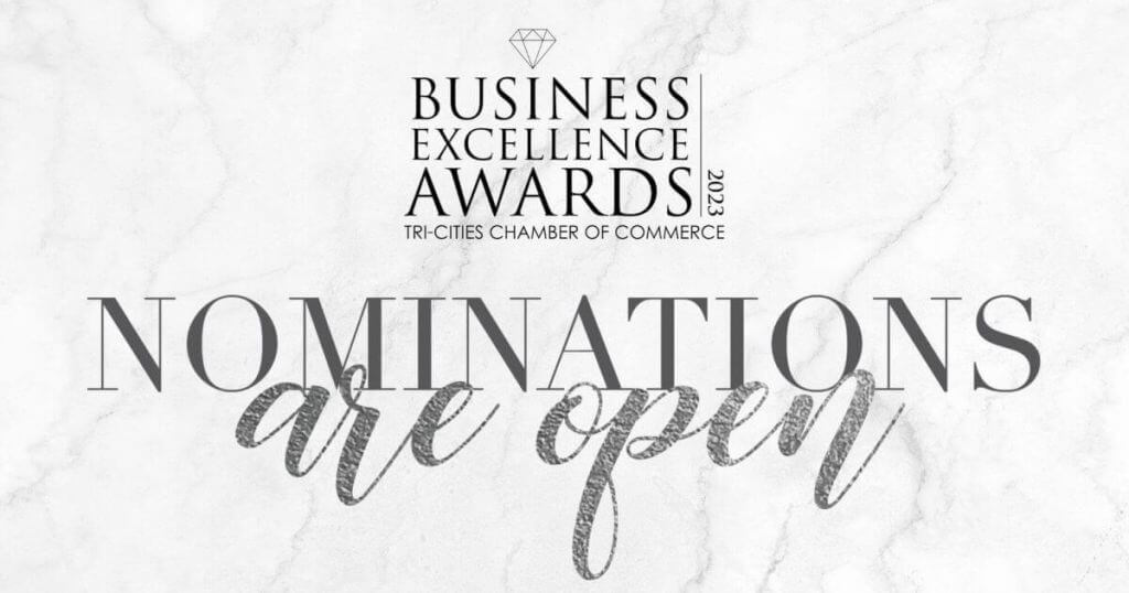 Nominations now open for the TriCities Chamber 2023 Business