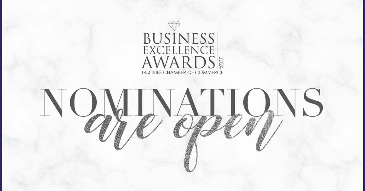 Nominations now open for the TriCities Chamber 2024 Business