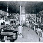historic photo of inside of a store