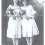 historic photo of of two women